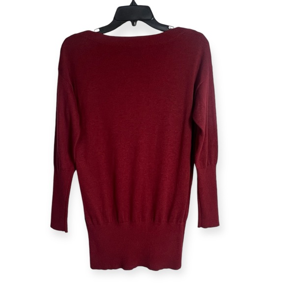 WHBM hunter green and burgundy sweaters 2 sweater bundle size XS - Picture 7 of 13